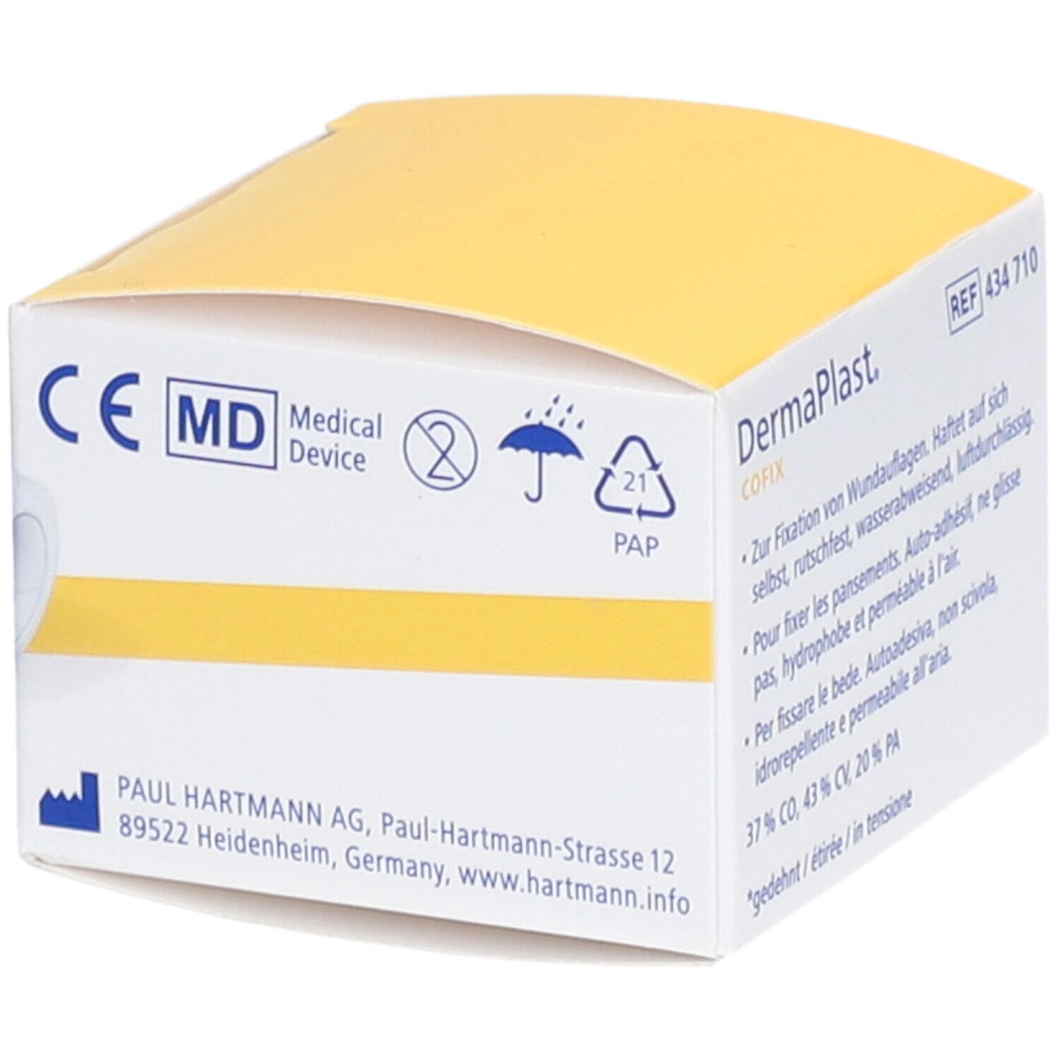 Gazebinde selbsthaftend DermaPlast Cofix weiss (1.5cmx4m)