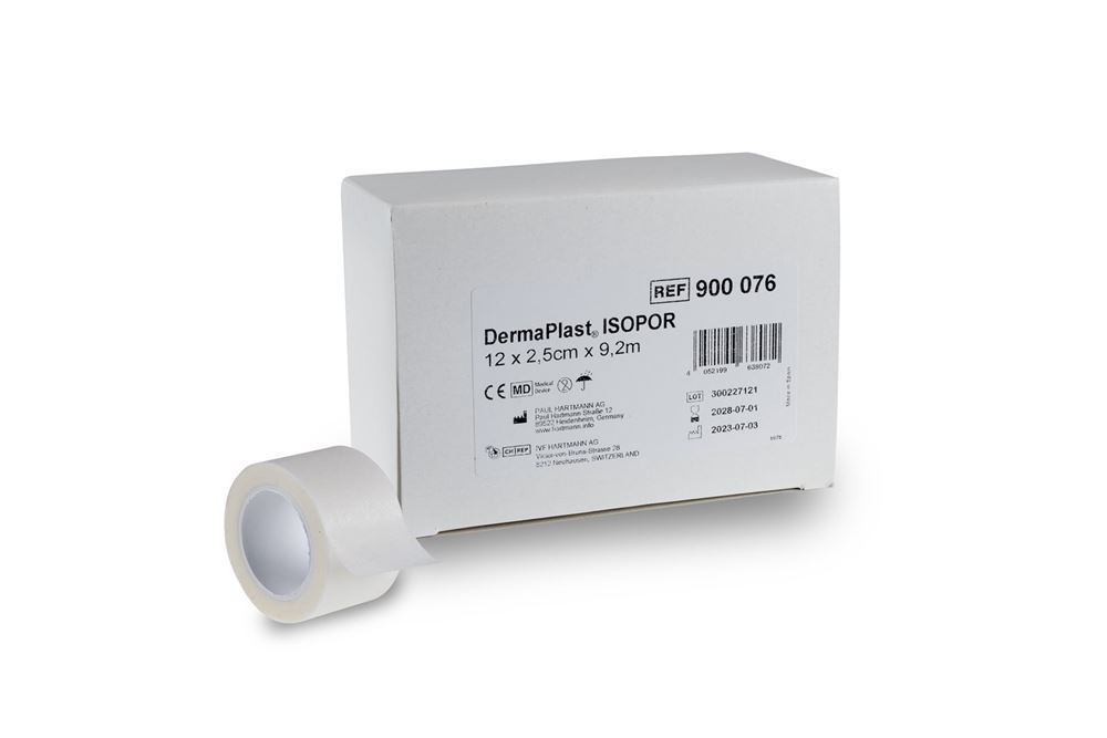 DERMAPLAST ISOPOR 2.5cmx9.2m Vlies weiss 12 Stk