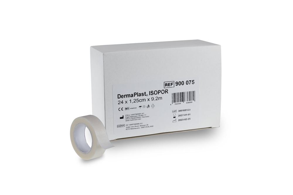 DERMAPLAST ISOPOR 1.25cmx9.2m Vlies weiss 24 Stk