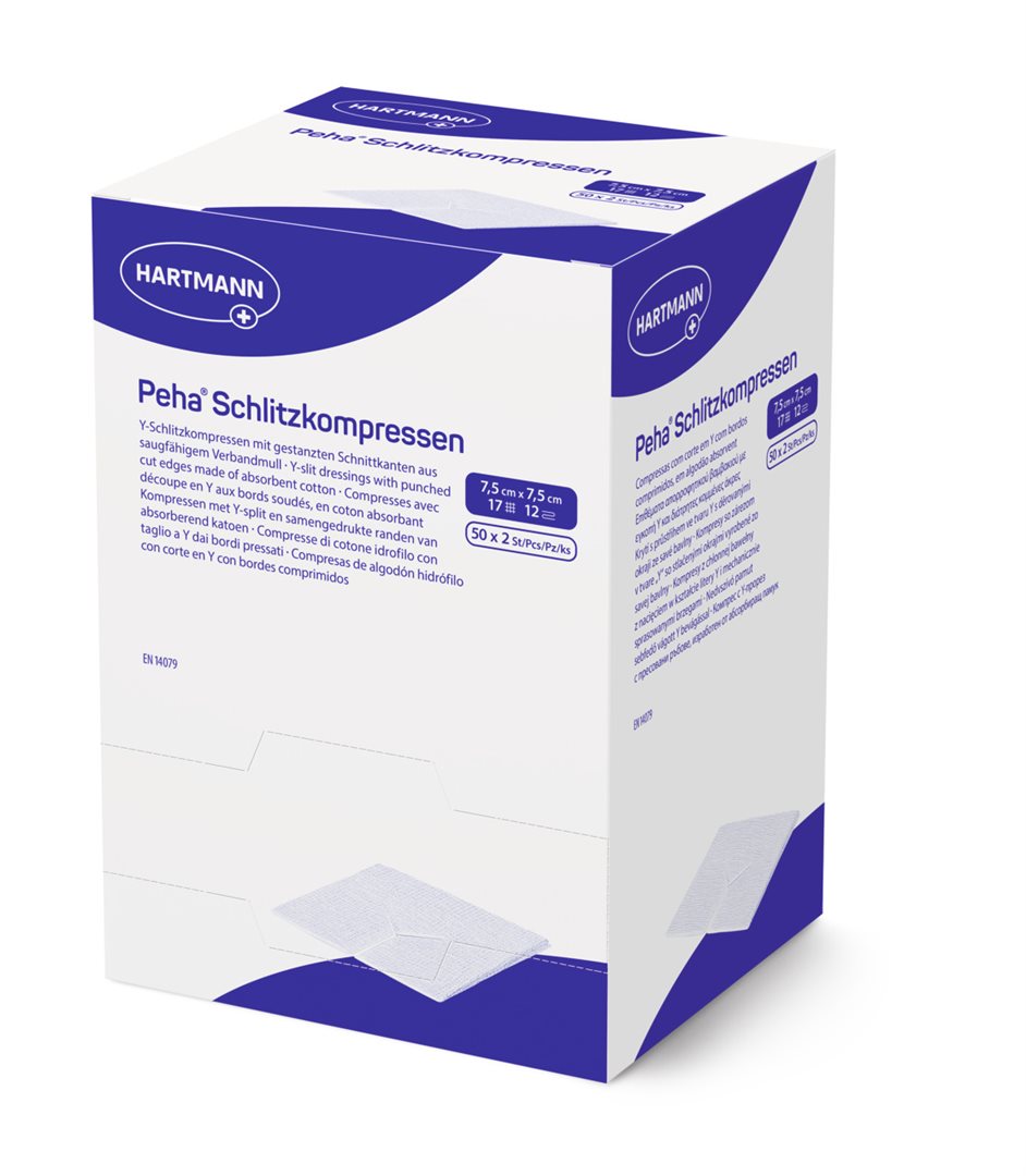 PEHA Schlitzkompr T 17 7.5x7.5cm 12f st 50 x 2 Stk
