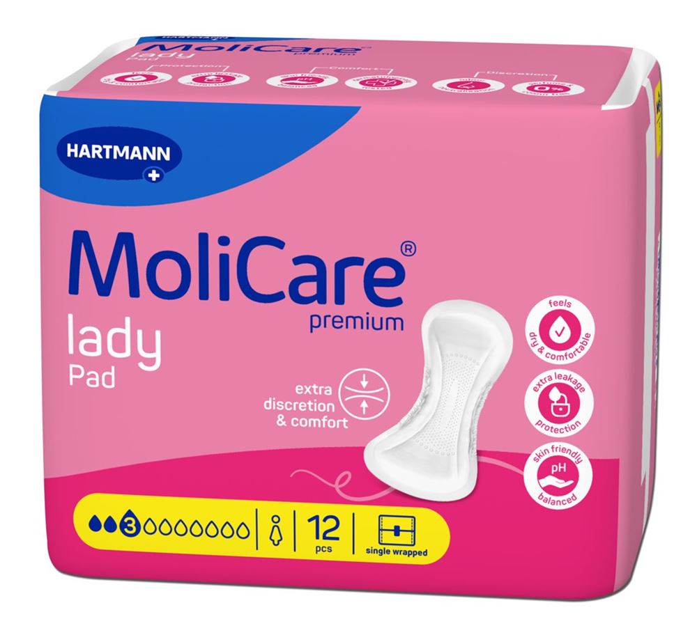 MOLICARE Premium Lady Pad 3 Tropfen Btl 12 Stk