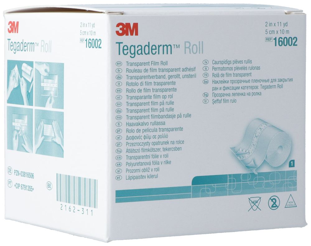 3M TEGADERM ROLL Wundverband 5cmx10m tran