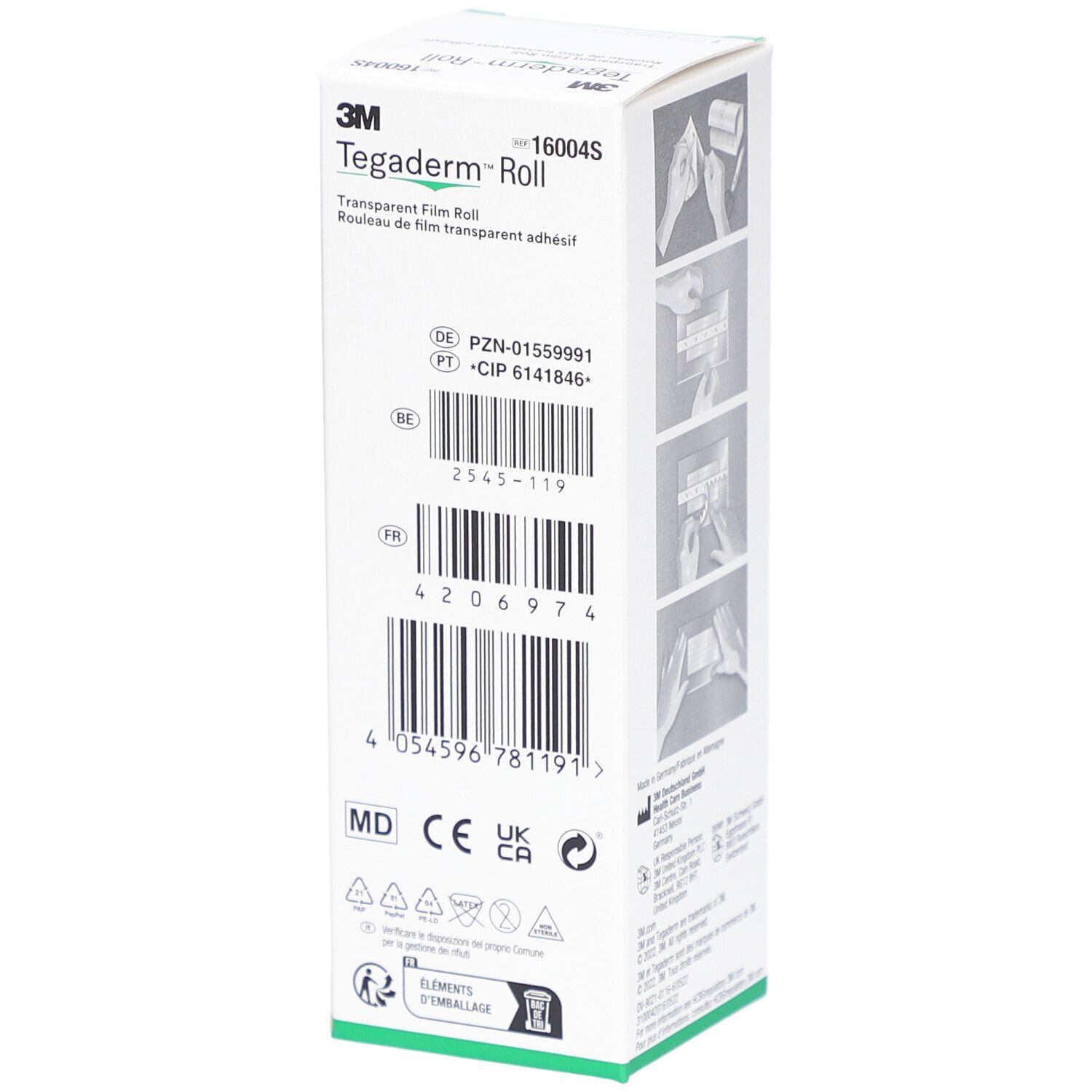 3M TEGADERM ROLL Wundverband 10cmx2m transp (n)