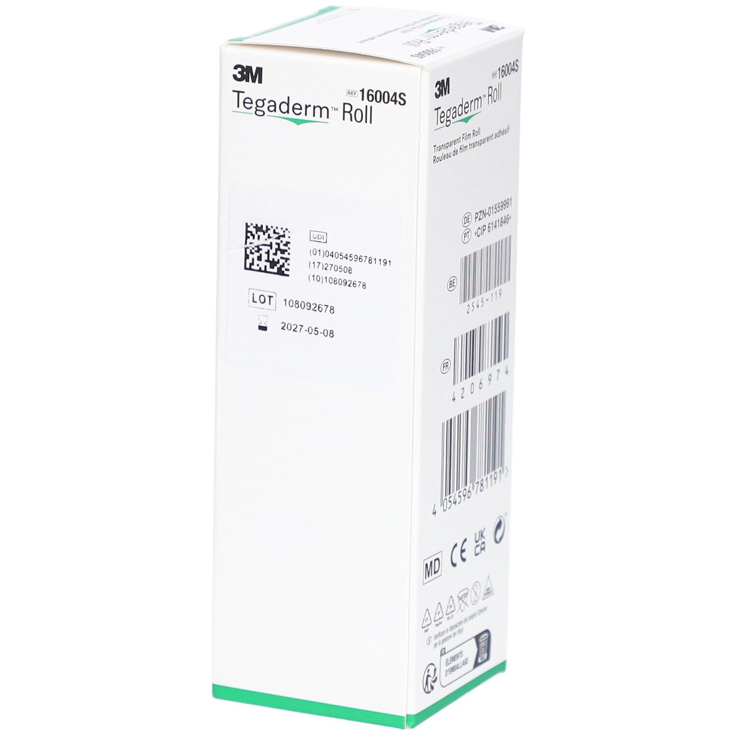 3M TEGADERM ROLL Wundverband 10cmx2m transp (n)