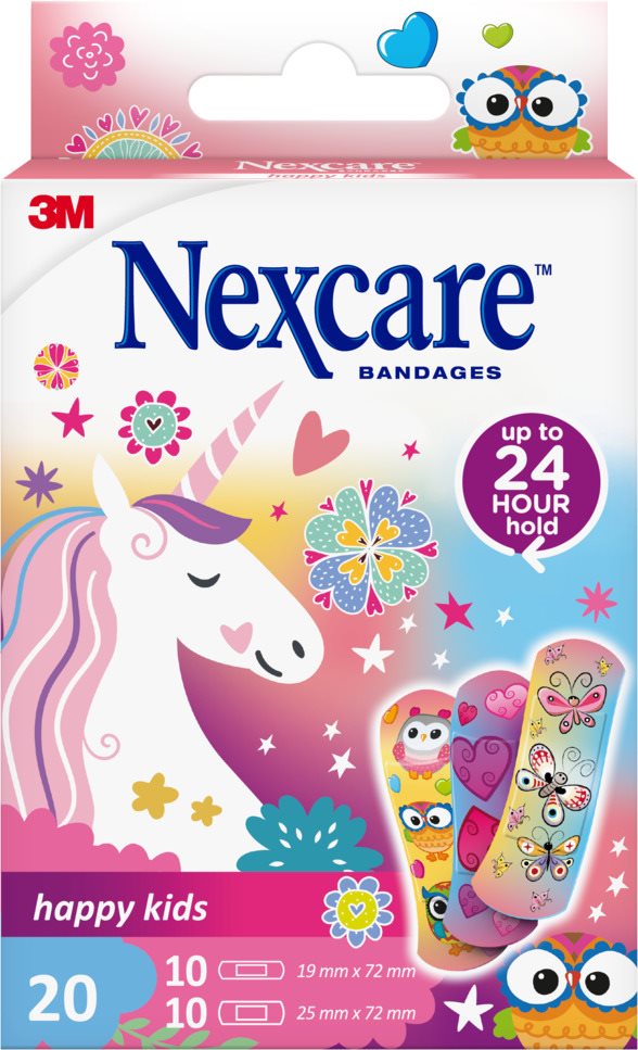 3M NEXCARE Kinderpflast Happy Kids Magic 20 Stk