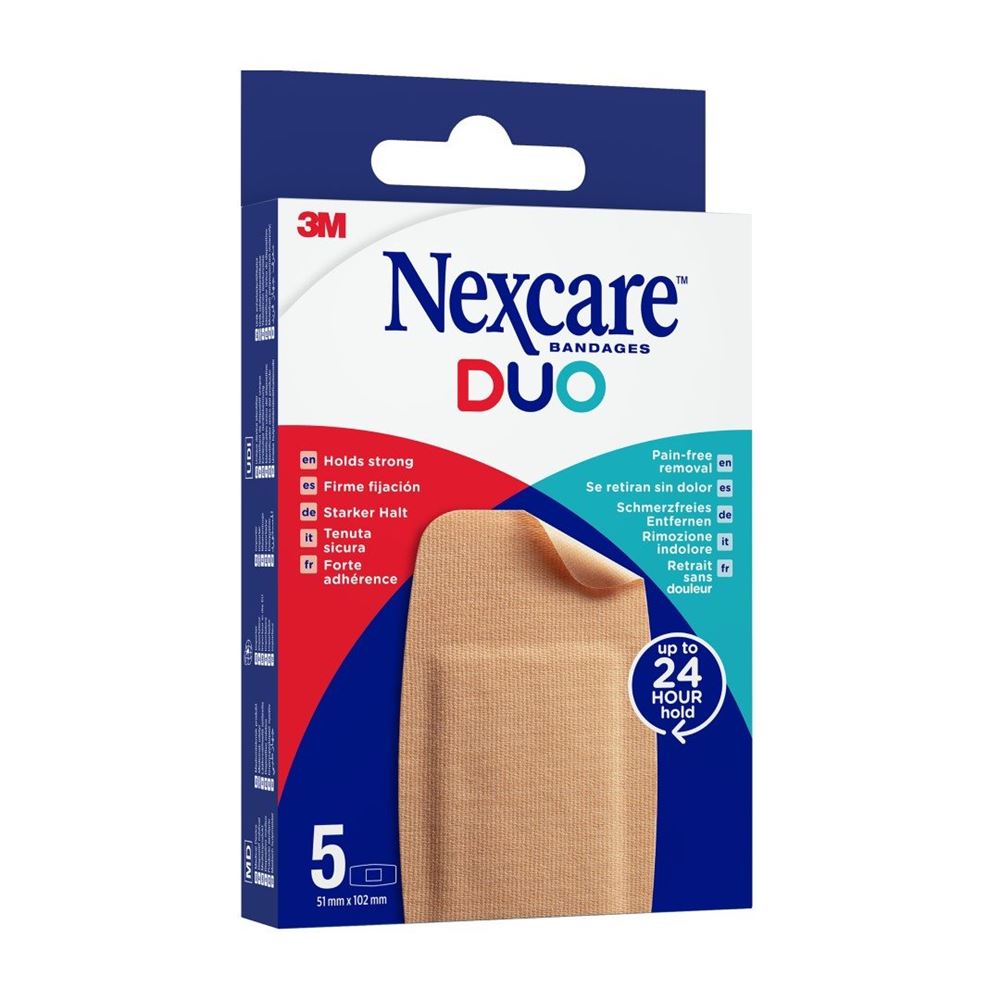 3M NEXCARE Pflaster Duo Maxi 5 Stk