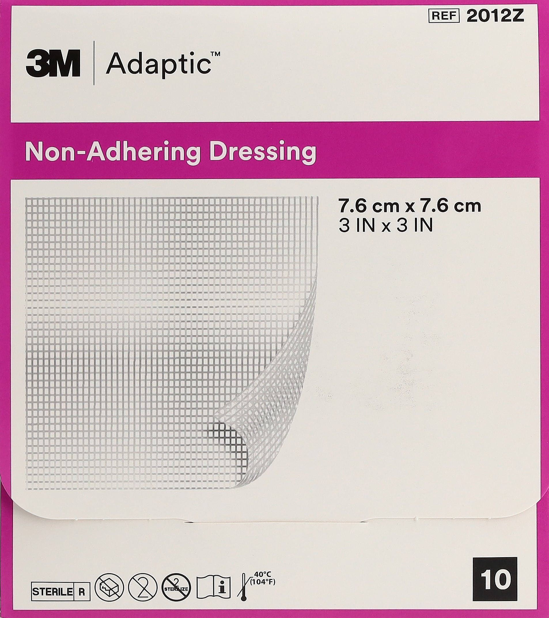 ADAPTIC Wundverband 7.6x7.6cm steril (n) 10 Stk