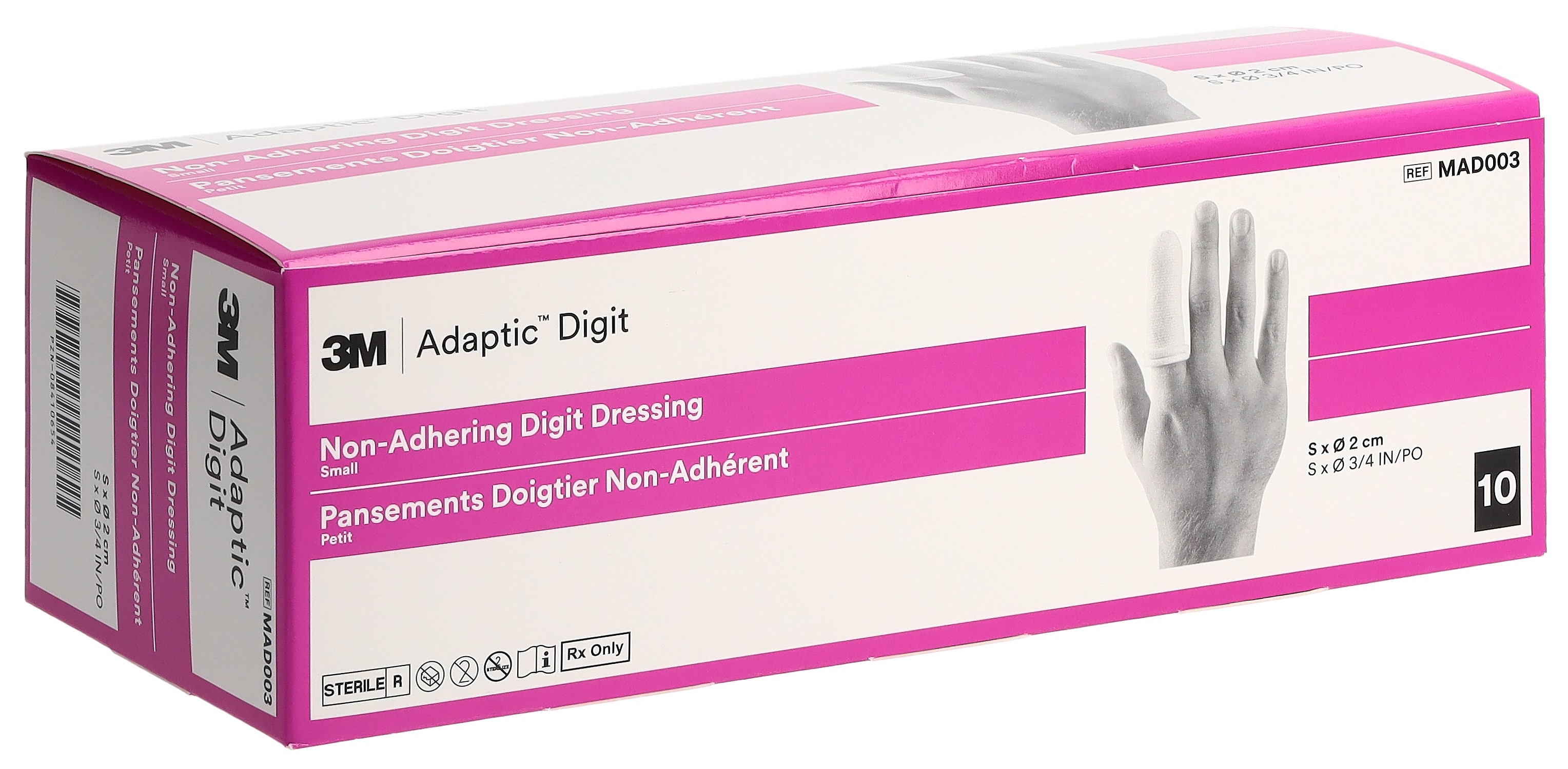 ADAPTIC DIGIT Fingerverband small ster (n) 10 Stk