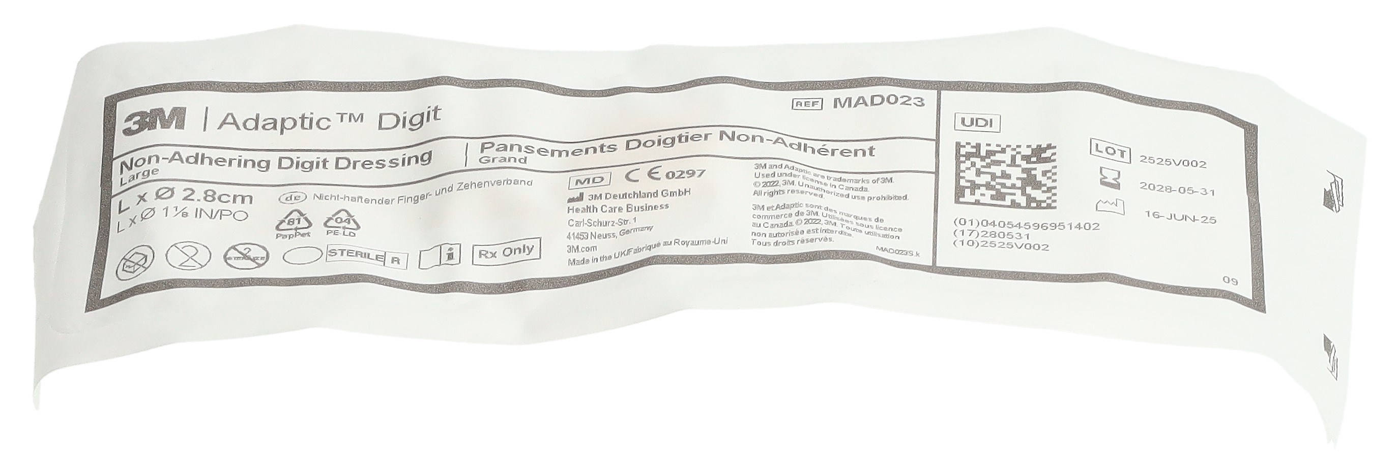 ADAPTIC DIGIT Fingerverband large ster (n) 10 Stk