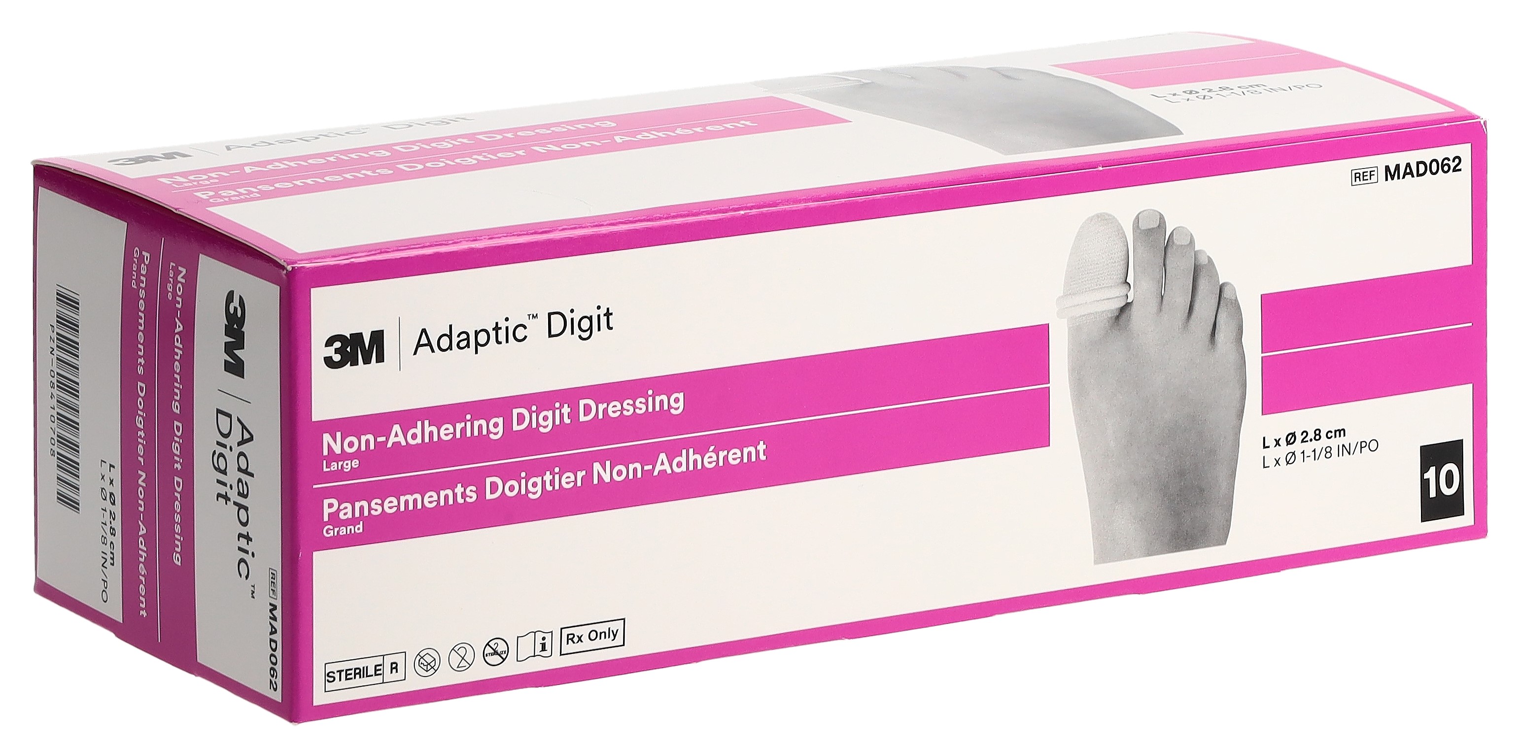 ADAPTIC DIGIT Zehenverband large st 10 Stk