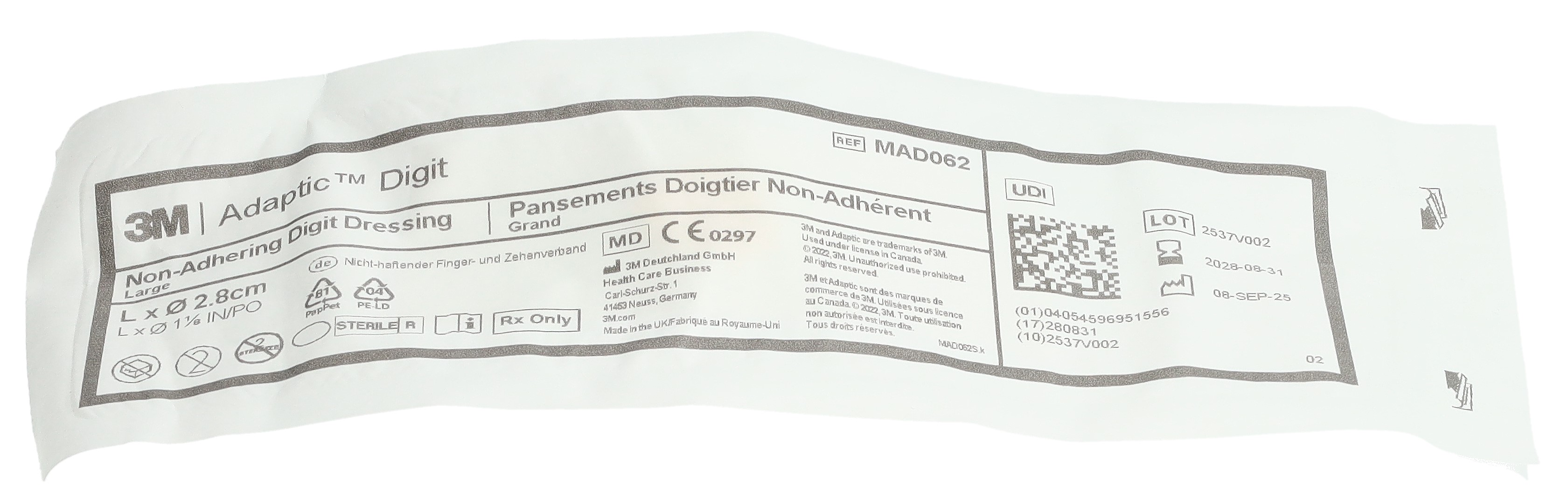 ADAPTIC DIGIT Zehenverband large st 10 Stk