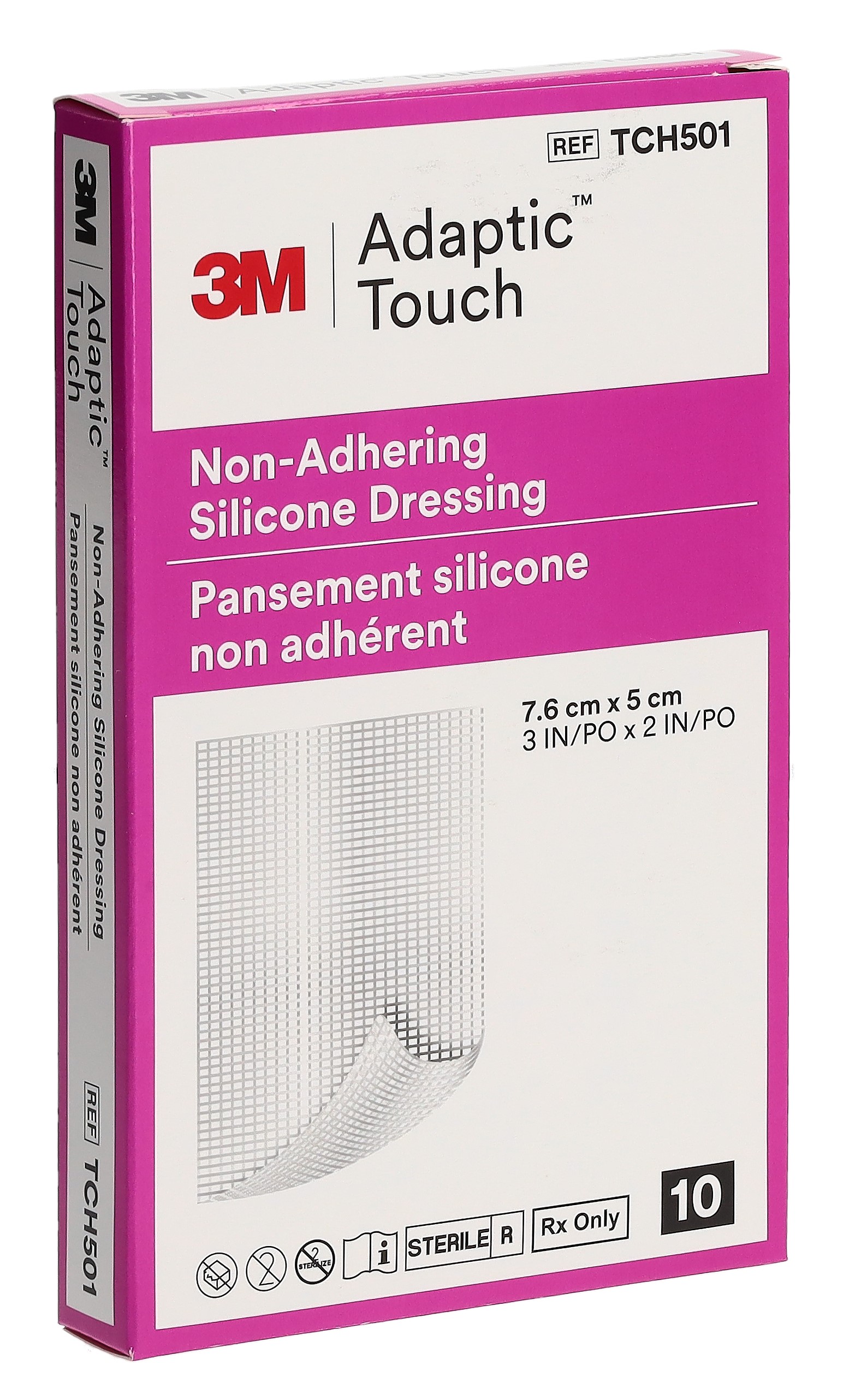 ADAPTIC TOUCH Wunddistanzgitter 5x7.6cm 10 Stk