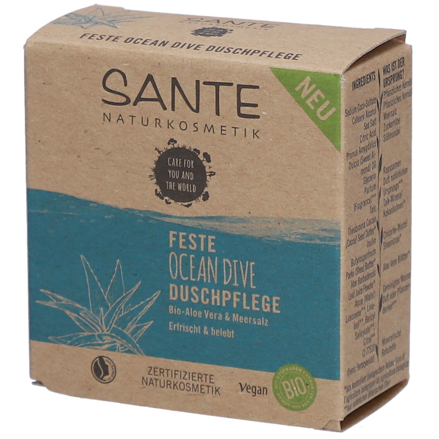 SANTE Feste Dusche Ocean Dive 80 g