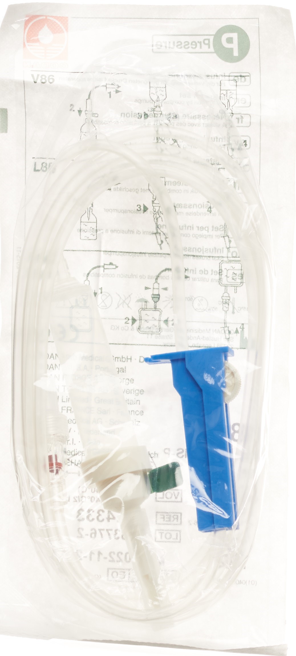 CODAN Infusionsbesteck V86-P-R mit Belüftung