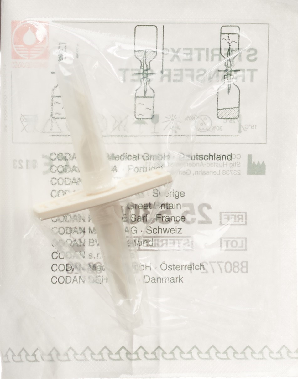 CODAN Transfer Set 71mm 2 Kanal für Glasflaschen