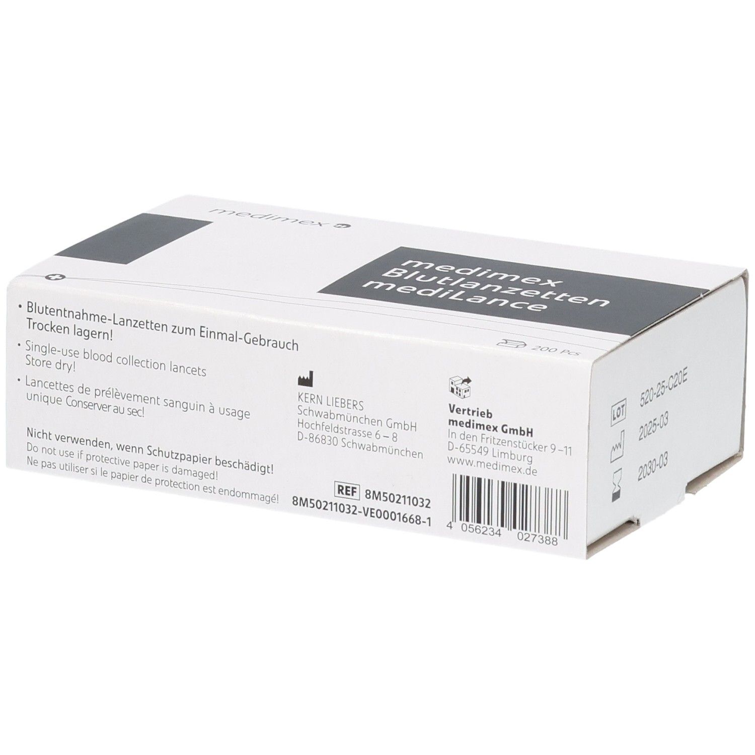 MEDIMEX Blutlanzetten steril 200 Stk