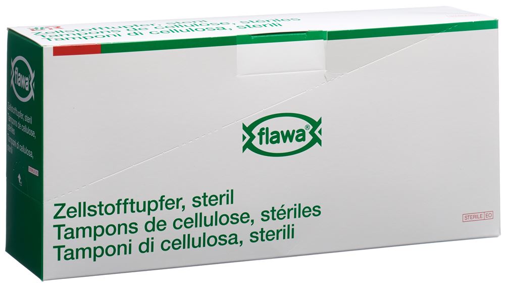 FLAWA Zellstofftupfer 4x5cm steril 70 x 2 Stk