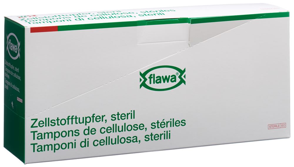 FLAWA Zellstofftupfer 4x5cm steril 50 x 3 Stk