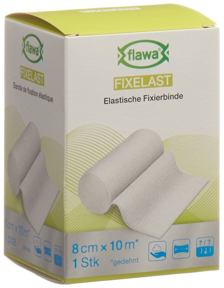 FLAWA Fixelast Fixierbinde 8cmx10m