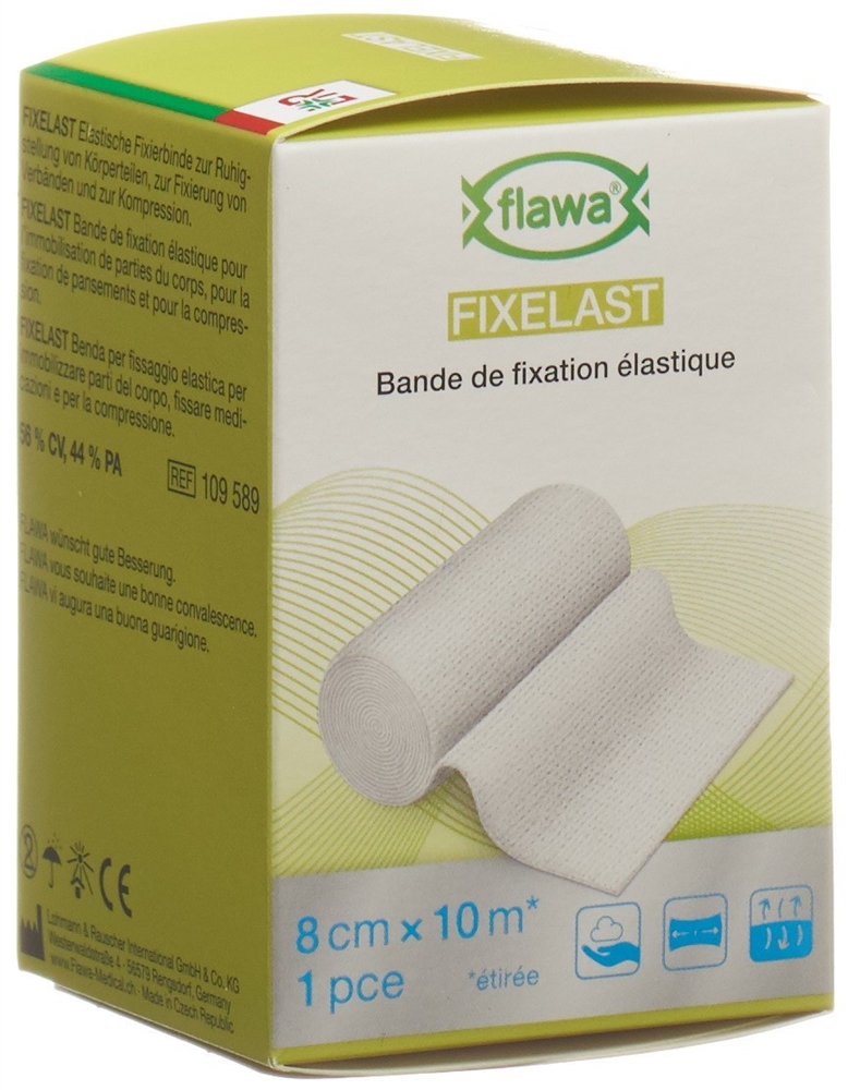 FLAWA Fixelast Fixierbinde 8cmx10m