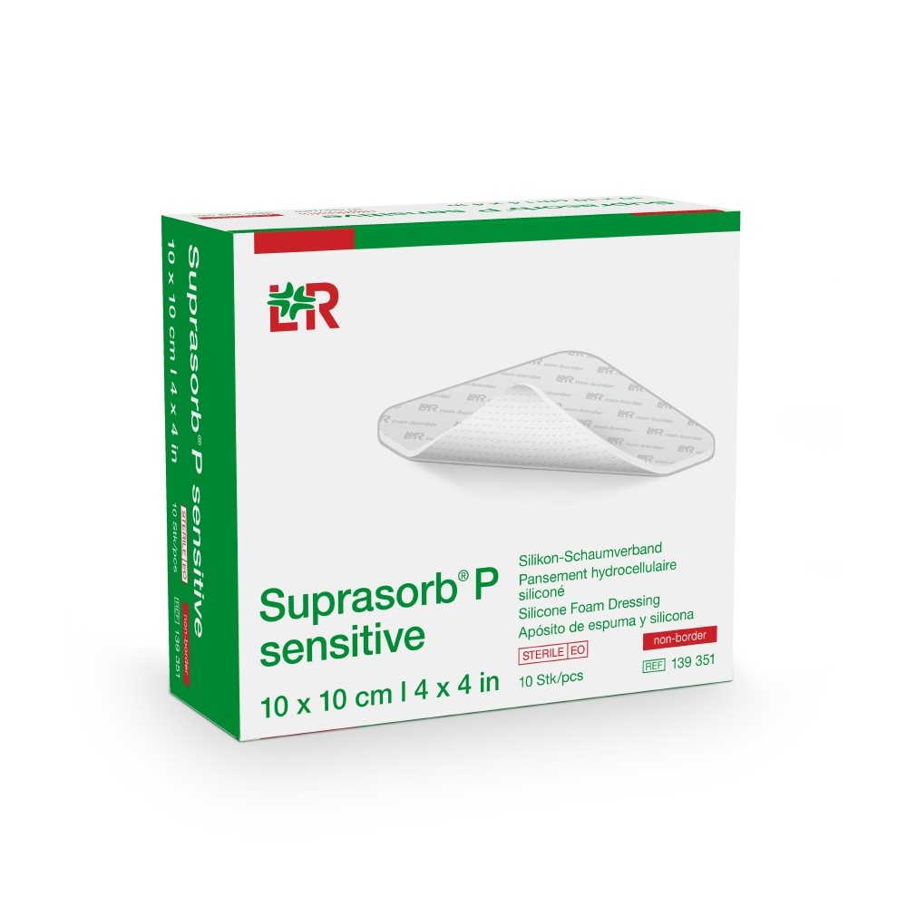 SUPRASORB P sensitive non-border 10x10cm 10 pce