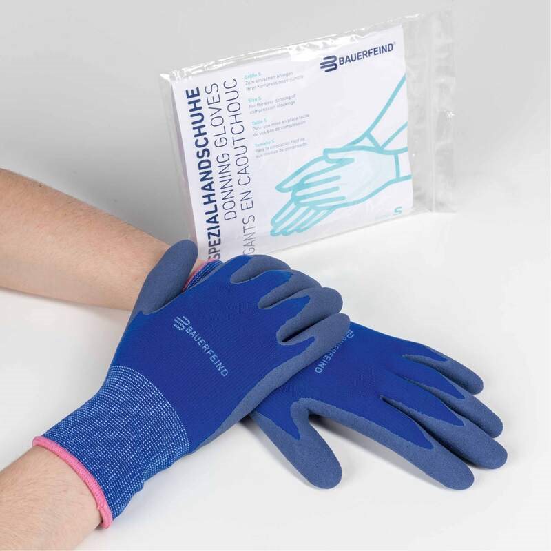 BAUERFEIND Spezialhandschuhe S blau 1 Paar