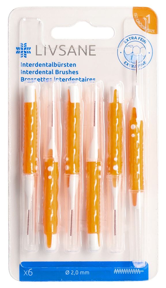 LIVSANE Interdentalbürsten extra fein 6 Stk