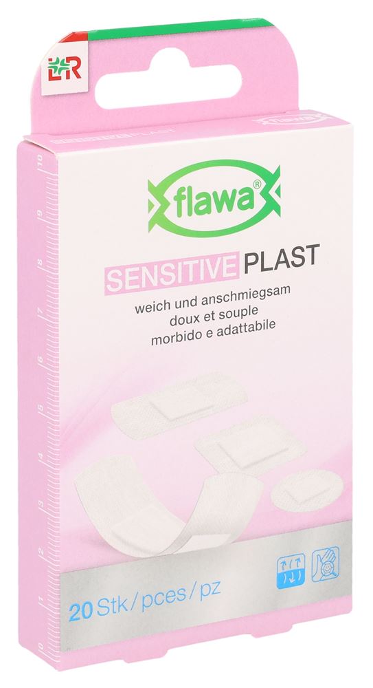 FLAWA Sensitive Plast Pflasterstreif 4 Gr 20 Stk