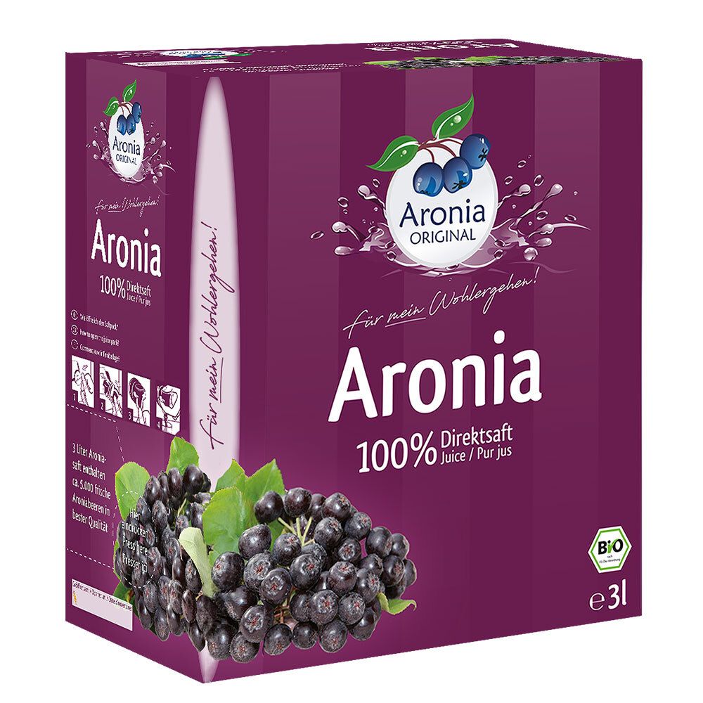 ARONIA ORIGINAL Bio Aroniasaft 3 lt