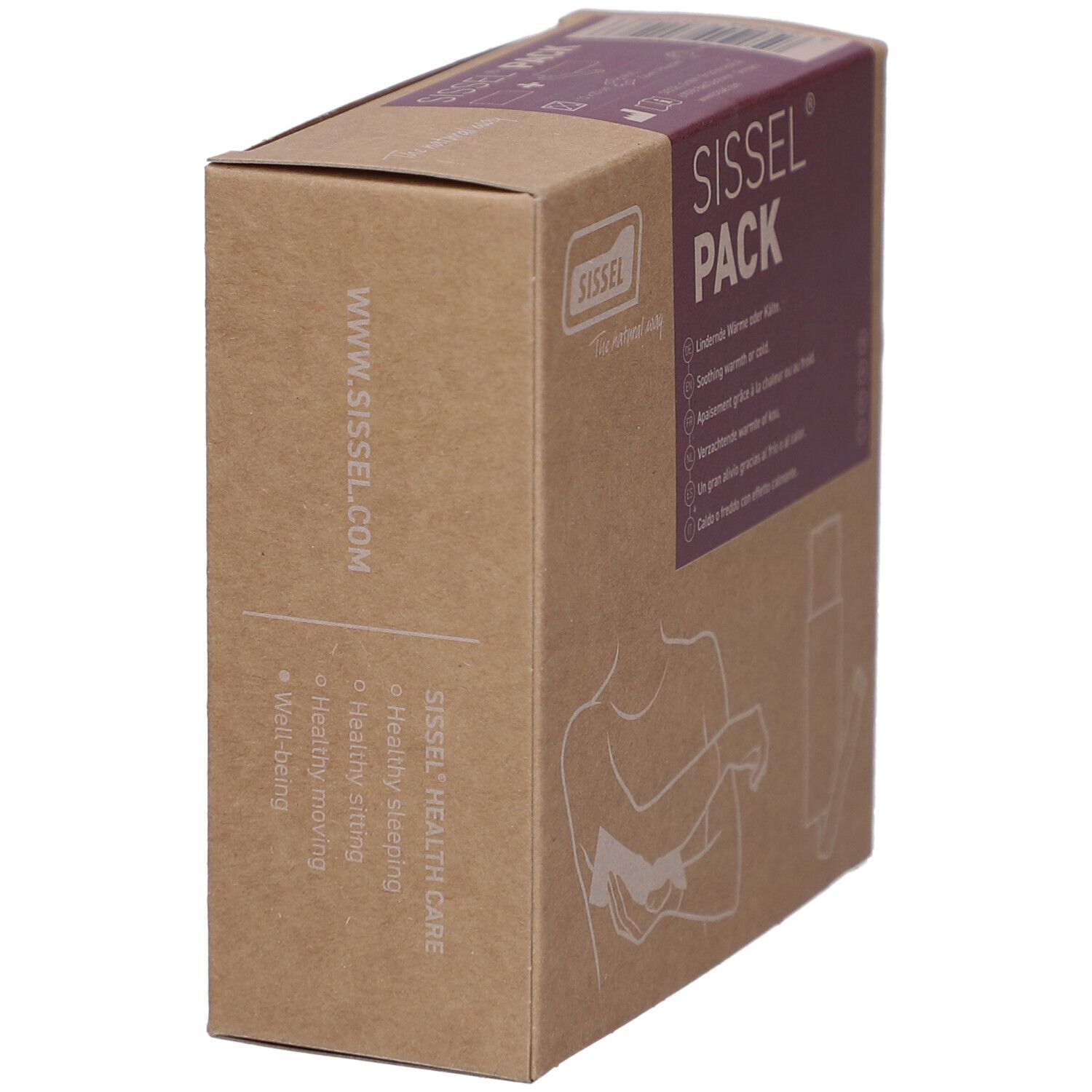 SISSEL Pack 12.7x25cm inkl. Fleece Bezug