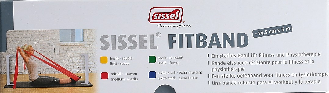 SISSEL Fitband 14.5cmx5m blau extra-stark
