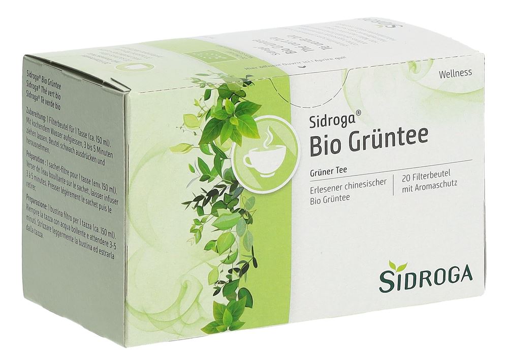 SIDROGA Bio Grüntee Btl 20 Stk