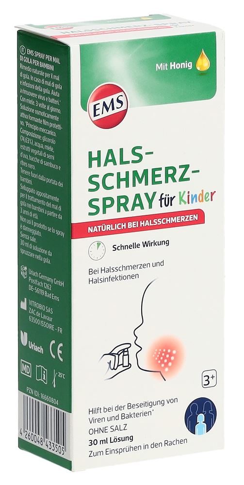 EMS Halsschmerzspray für Kinder 30 ml