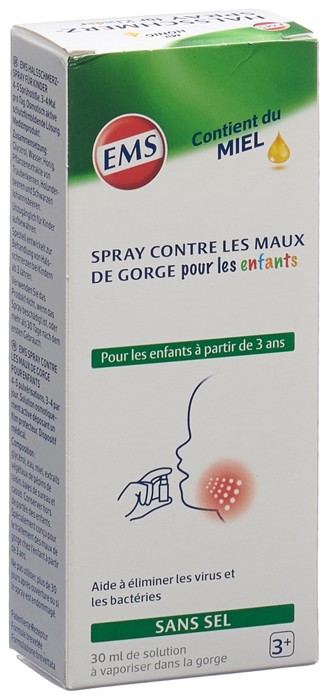 EMS Halsschmerzspray für Kinder 30 ml