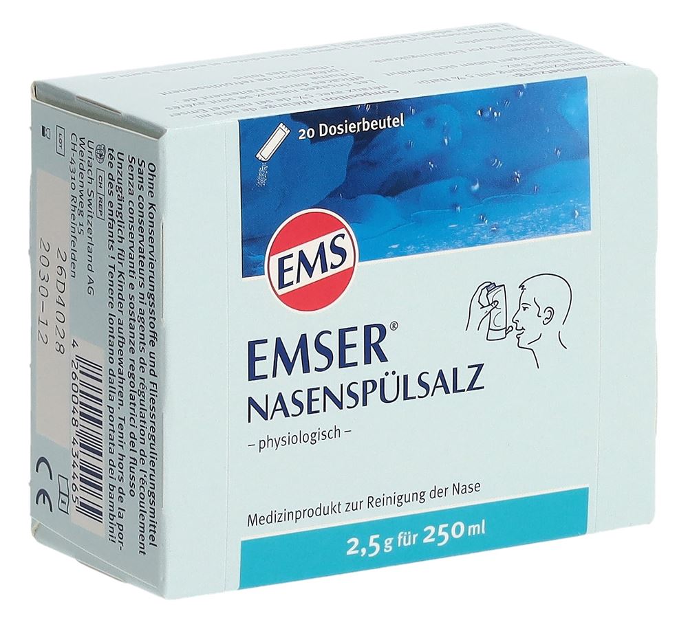 EMSER Nasenspülsalz 20 Btl 2.5 g