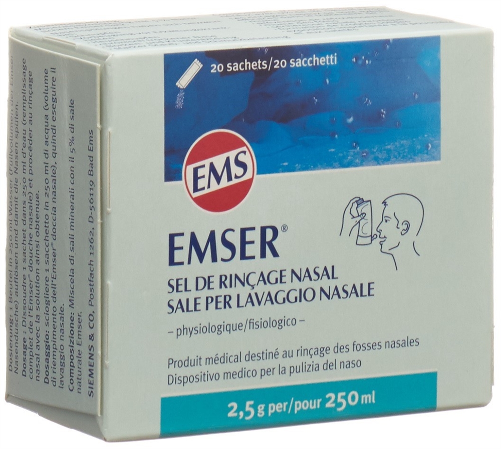 EMSER Nasenspülsalz 20 Btl 2.5 g