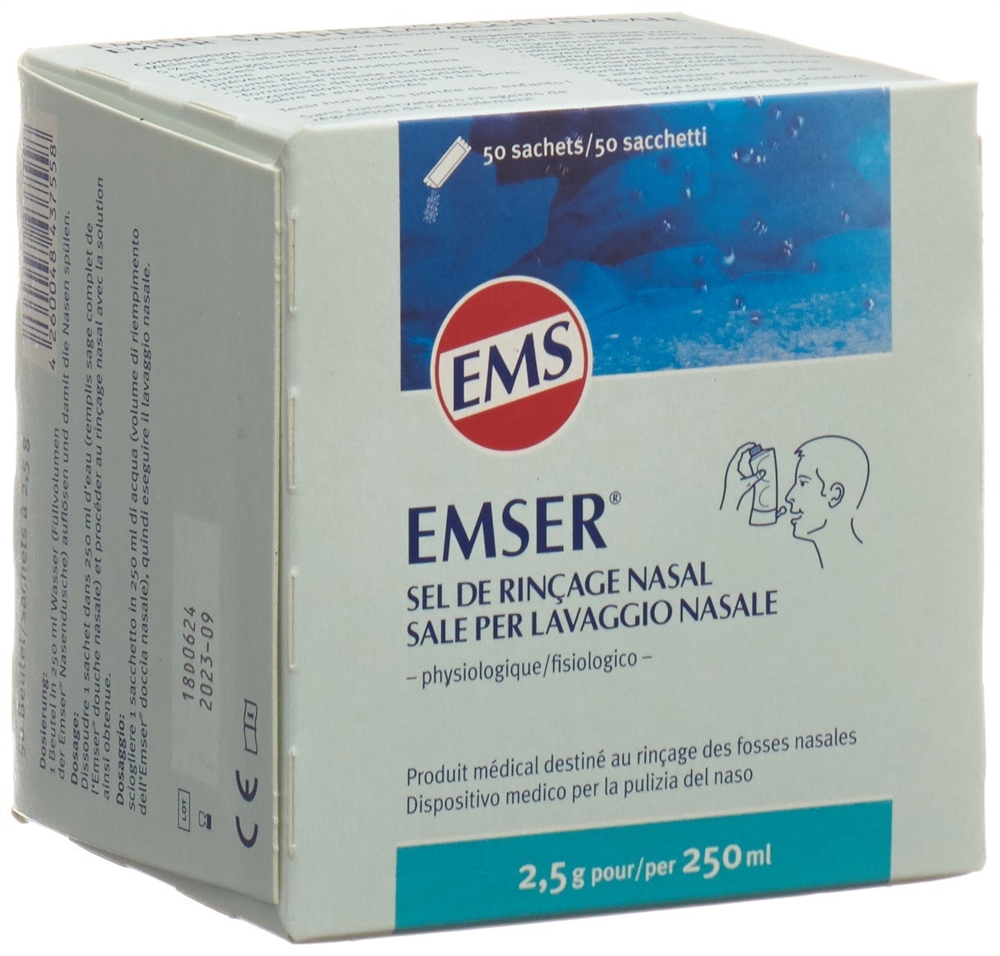 EMSER Nasenspülsalz 50 Btl 2.5 g