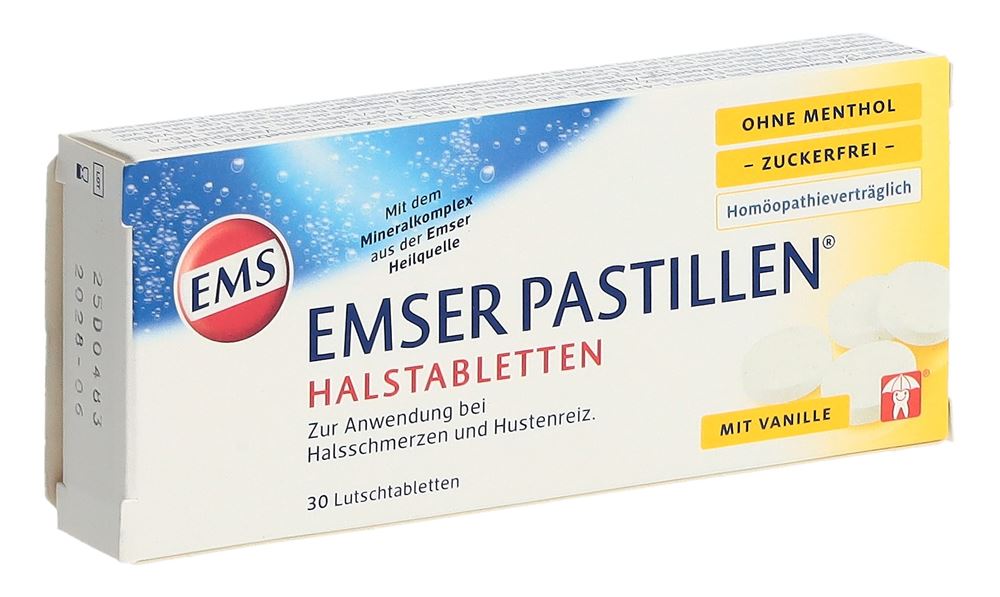 EMSER Pastillen zuckerfrei ohne Menthol 30 Stk
