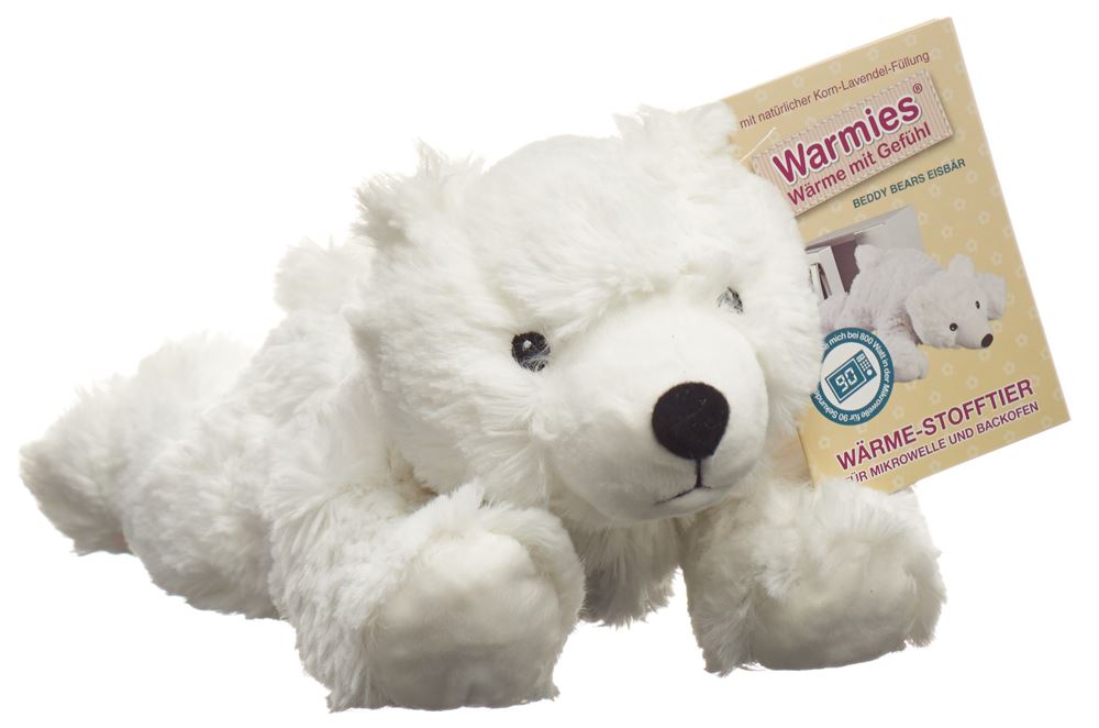 WARMIES Wärme-Stofftier Eisbär