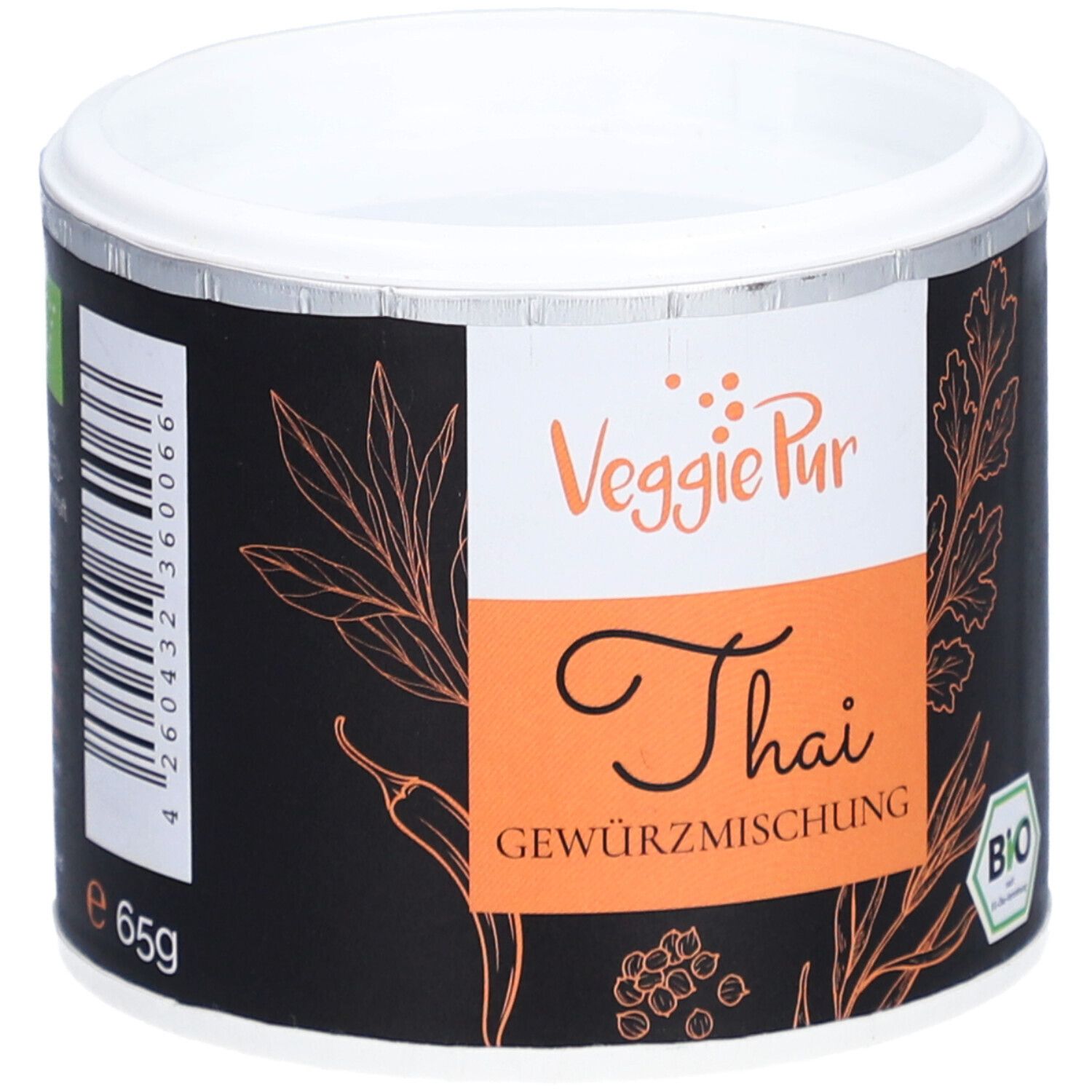 VEGGIEPUR Gewürzmischung Thai Bio Ds 65 g