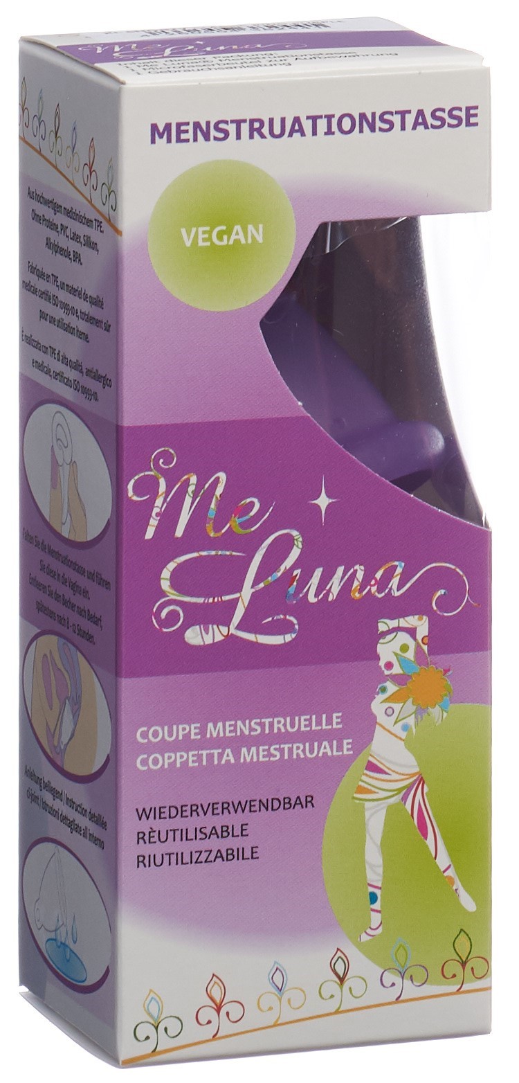 ME LUNA Menstruationstasse Classic Sho XL Ring Vi