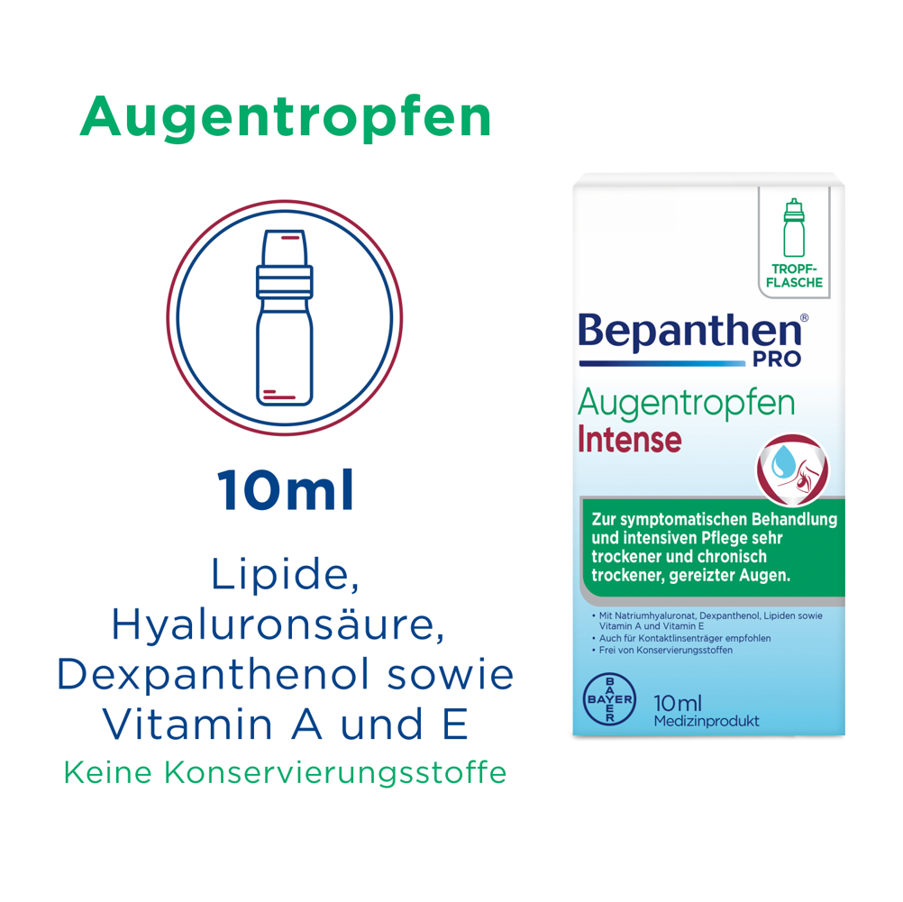 BEPANTHEN PRO Augentropfen Inten Fl 10 ml