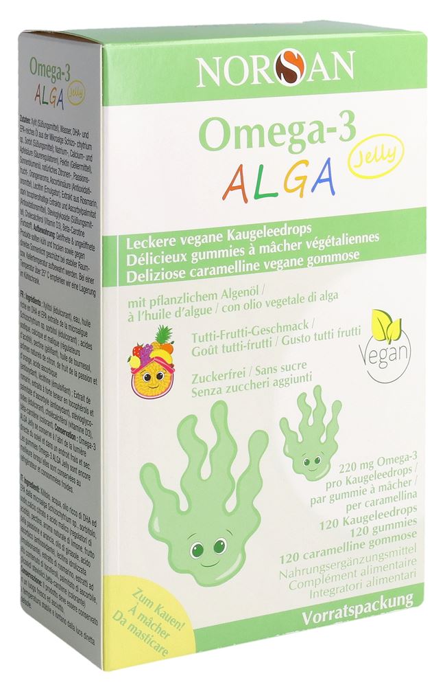 NORSAN Omega-3 ALGA Jelly vegan Blist 120 Stk