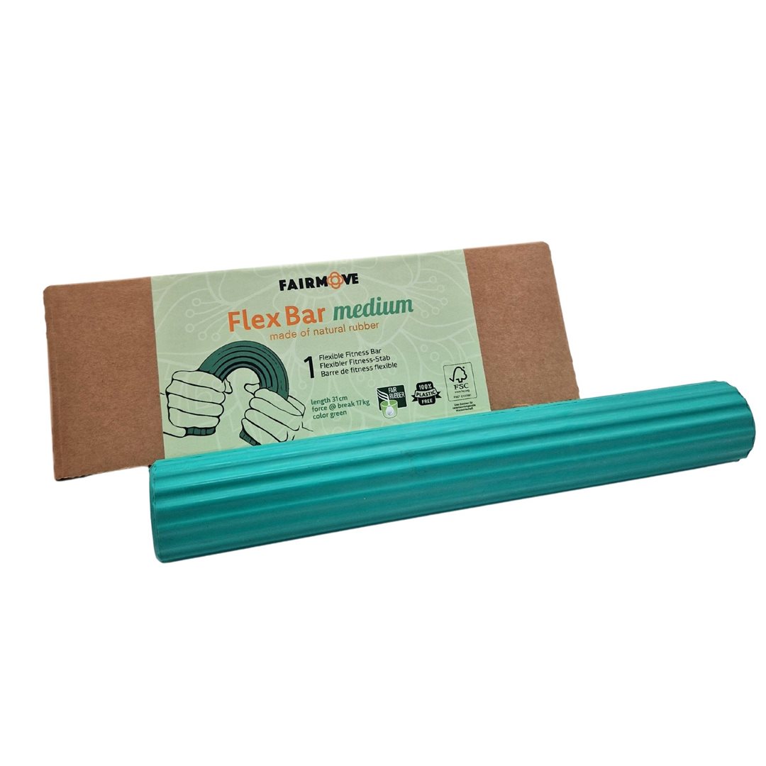 FAIR MOVE Fitness Bar 17kg 31x4.5cm Medium green