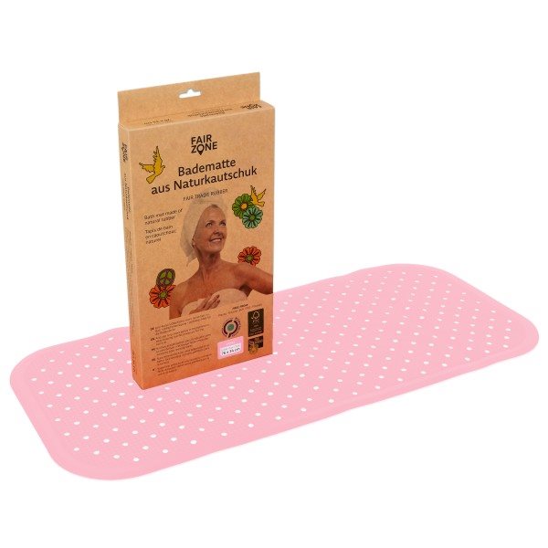 FAIR ZONE Badematte 76x34cm rosa