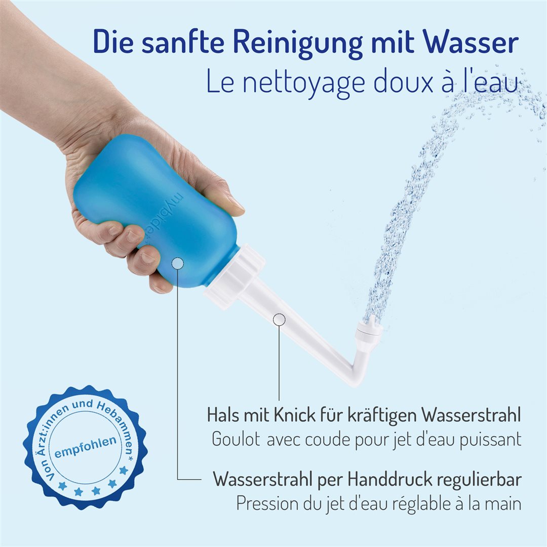 MYBIDET Po-Dusche und Intim-Dusche 300ml pacif bl
