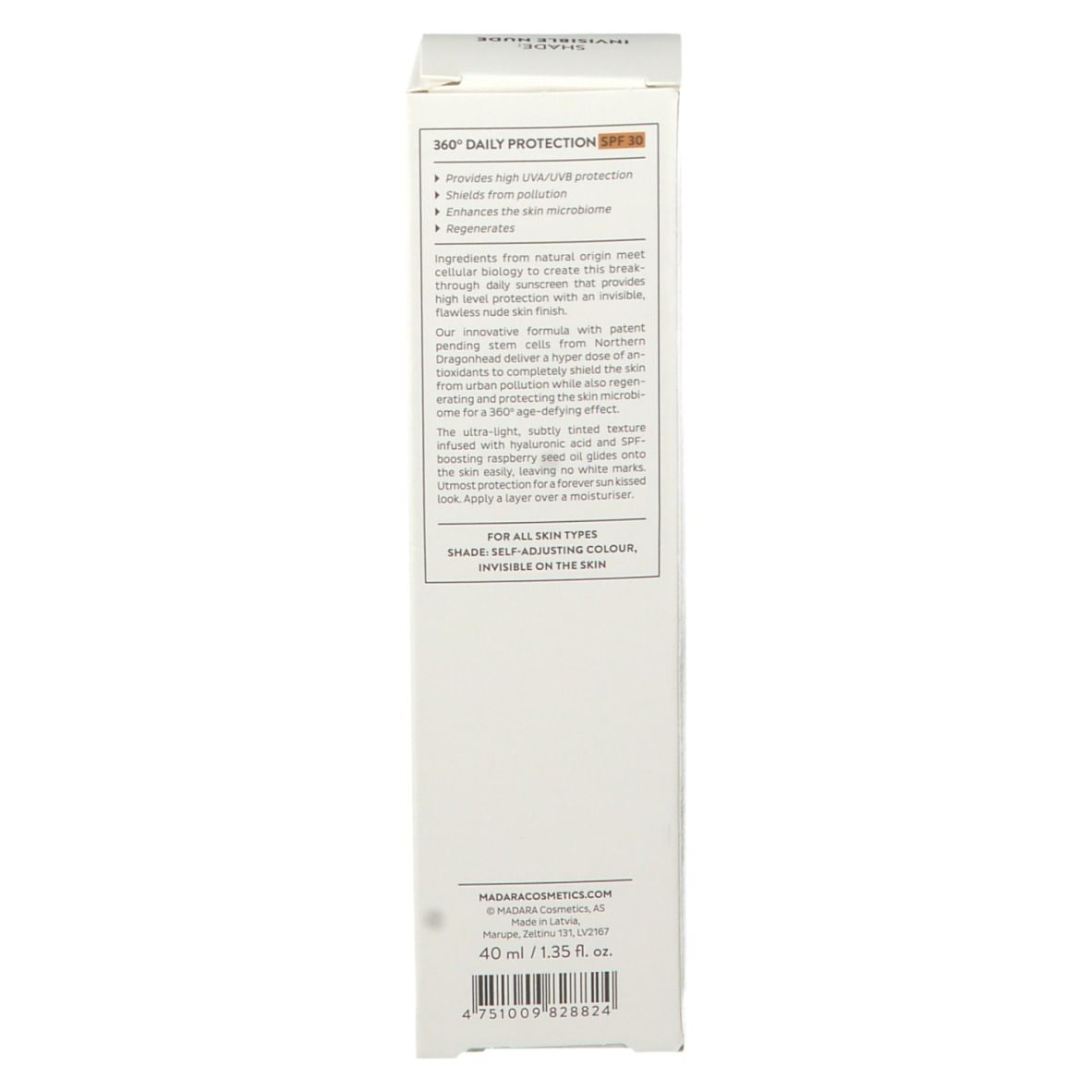 MADARA Sunscreen Age LSF30 40 ml