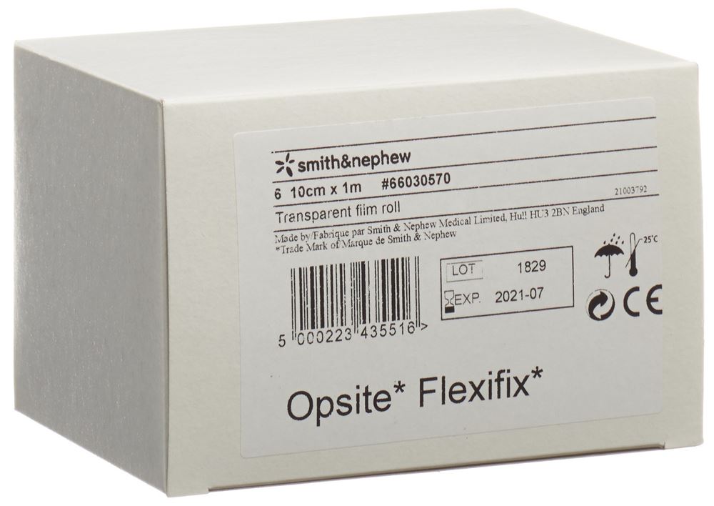 OPSITE FLEXIFIX transpa Folie 10cmx1m Rolle 6 Stk