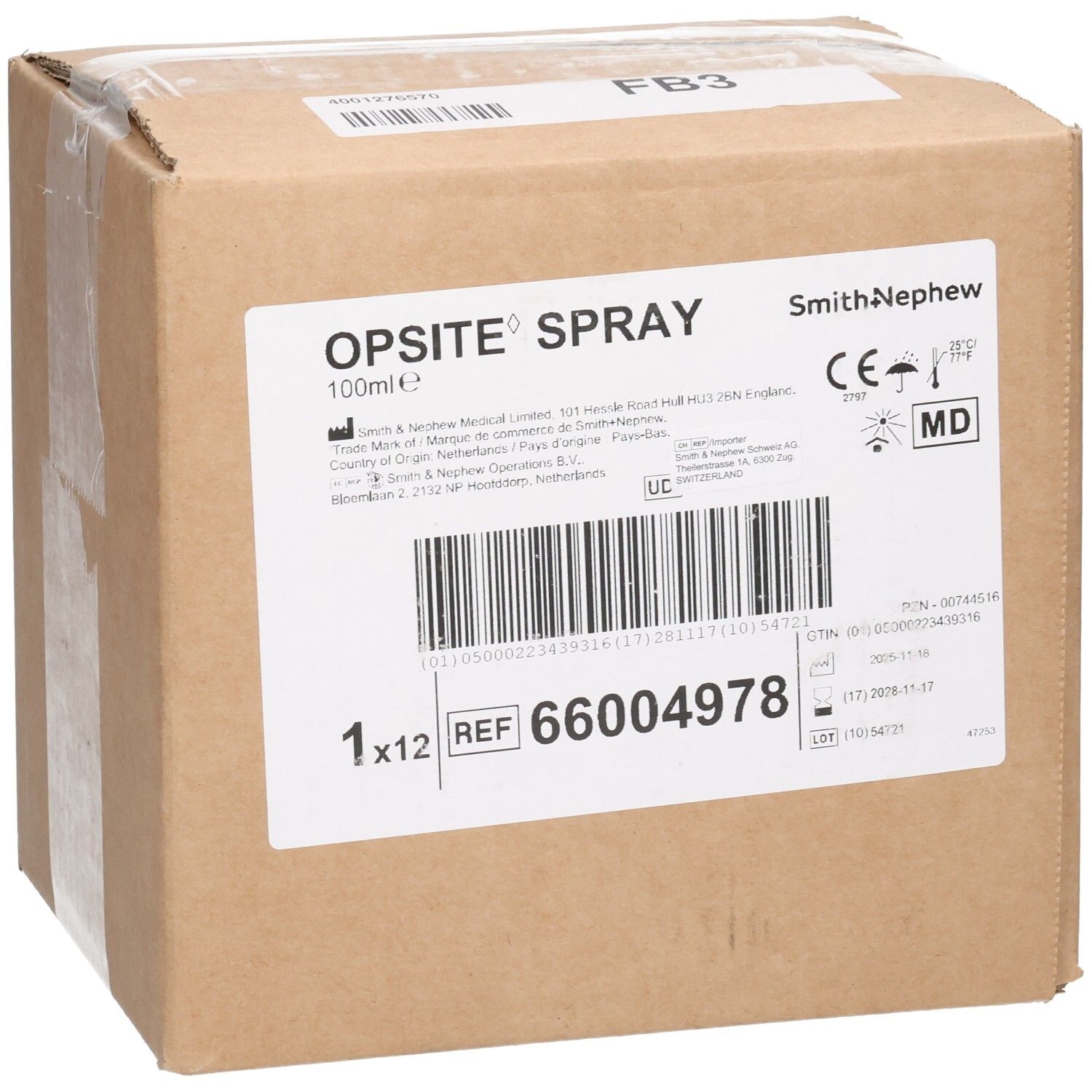 OPSITE SPRAY Sprühverband 12 x 100 ml