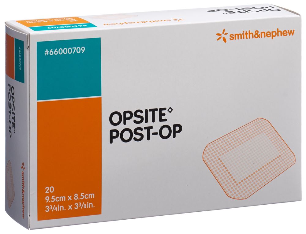 OPSITE POST OP Folienverb 9.5x8.5cm ster 20 Stk